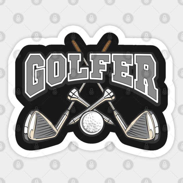 Golfer Sticker by RadStar